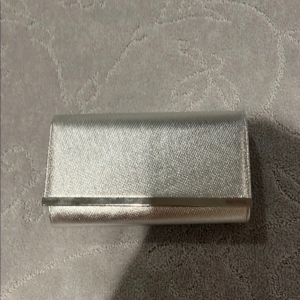 Olga Berg - Silver Clutch Bag